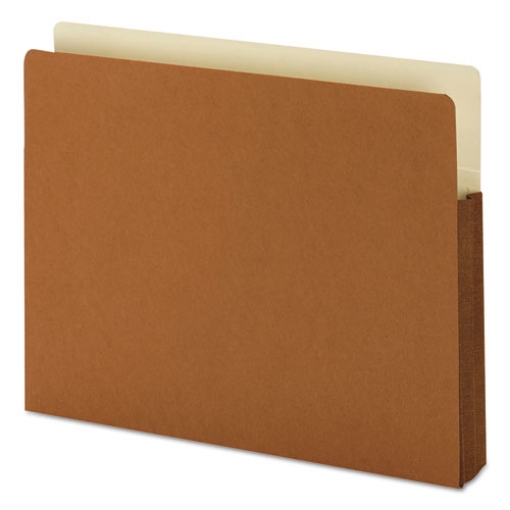 Picture of Redrope Drop-Front File Pockets with Fully Lined Gussets, 1.75" Expansion, Letter Size, Redrope, 25/Box