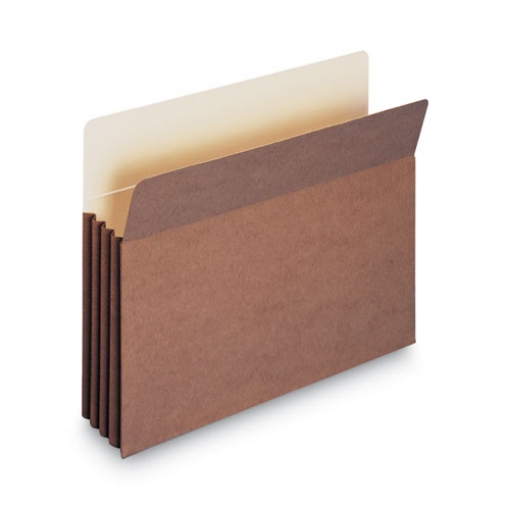 Picture of Redrope TUFF Pocket Drop-Front File Pockets with Fully Lined Gussets, 3.5" Expansion, Letter Size, Redrope, 10/Box