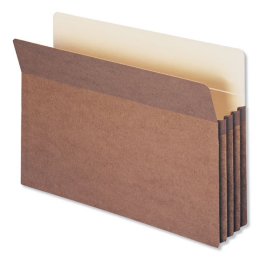 Picture of Redrope Drop Front File Pockets, 3.5" Expansion, Legal Size, Redrope, 25/box