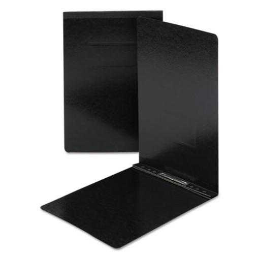 Picture of Prong Fastener Premium Pressboard Report Cover, Two-Piece Prong Fastener, 3" Capacity, 8.5 X 14, Black/black