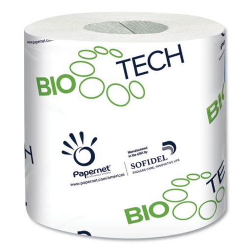 Picture of Biotech Toilet Tissue, Septic Safe, 2-Ply, White, 500 Sheets/roll, 96 Rolls/carton