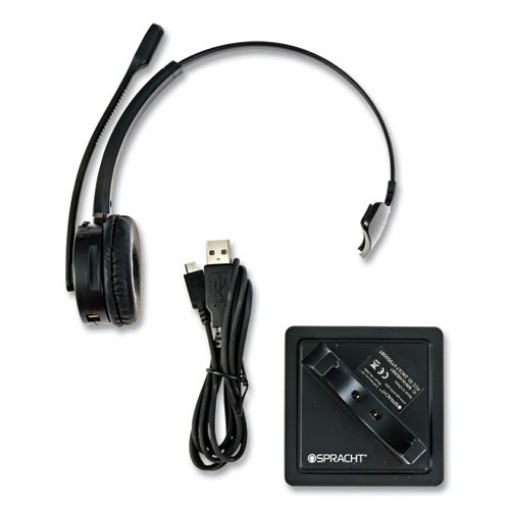 Picture of ZuM Maestro HS-2060 Monaural Over The Head Headset, Black