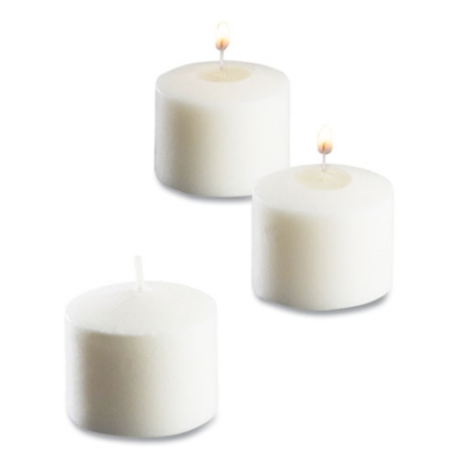 Picture of Food Warmer Votive Candles, 10 Hour Burn, 1.46"d X 1.33'h, White, 288/carton