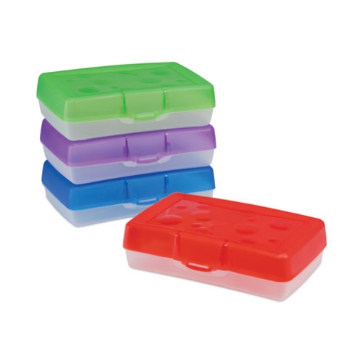 Picture of Pencil Box, 8.38 x 5.63 x 2.5, Randomly Assorted Colors