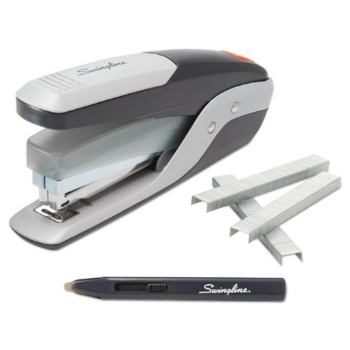 Picture of Quick Touch Stapler Value Pack, 28-Sheet Capacity, Black/silver