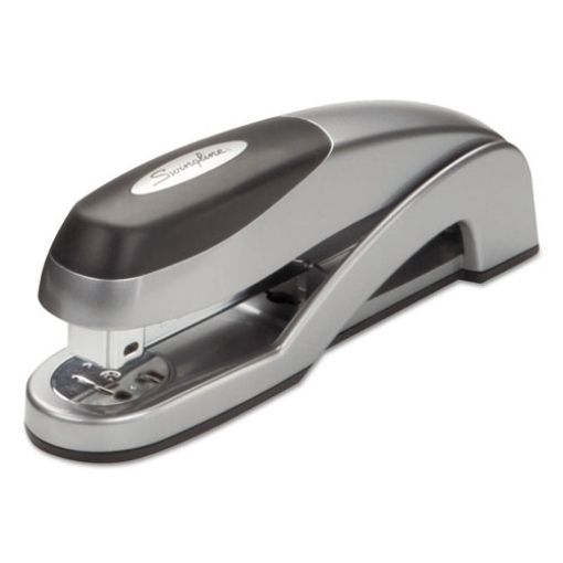 Picture of Optima Full Strip Desk Stapler, 25-Sheet Capacity, Silver