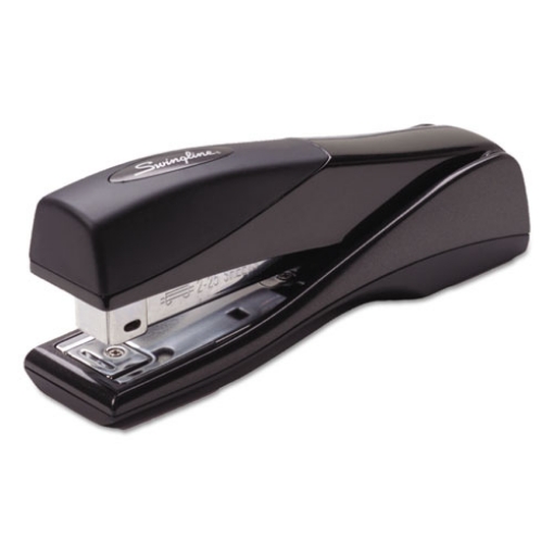 Picture of Optima Grip Full Strip Stapler, 25-Sheet Capacity, Graphite Black