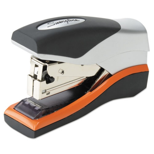 Picture of Optima 40 Compact Stapler, 40-Sheet Capacity, Black/silver/orange