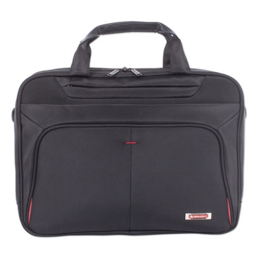 Picture of Purpose Executive Briefcase, Fits Devices Up to 15.6", Nylon, 3.5 x 3.5 x 12, Black