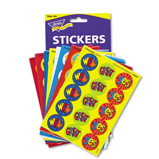 Picture of Stinky Stickers Variety Pack, Praise Words, Assorted Colors, 435/pack