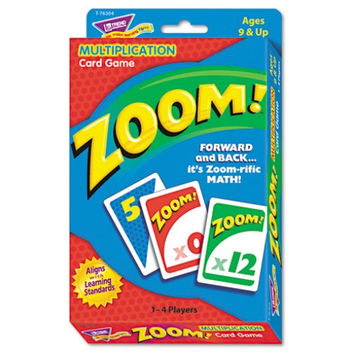 Picture of Zoom Math Card Game, Ages 9 And Up, 100 Cards/set