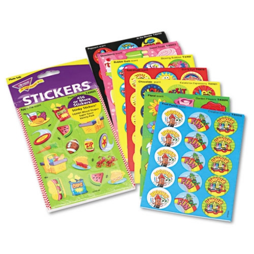 Picture of Stinky Stickers Variety Pack, Sweet Scents, Assorted Colors, 483/pack