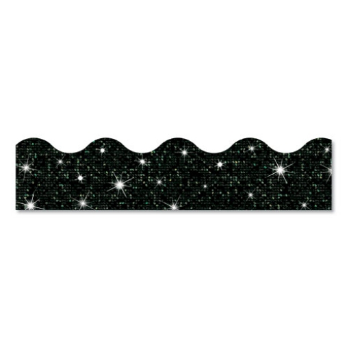 Picture of Terrific Trimmers Sparkle Border, 2.75" X 32 Ft, Black