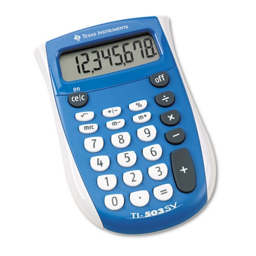 Picture of Ti-503sv Pocket Calculator, 8-Digit Lcd