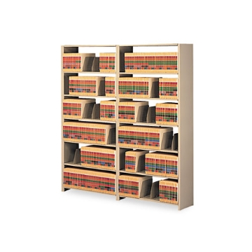 Picture of Snap-Together Steel Seven-Shelf Closed Starter Set, 48w X 12d X 88h, Sand
