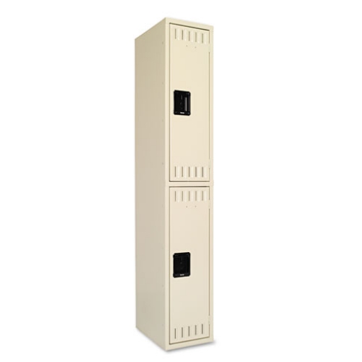 Picture of Double Tier Locker, Single Stack, 12w X 18d X 72h, Sand