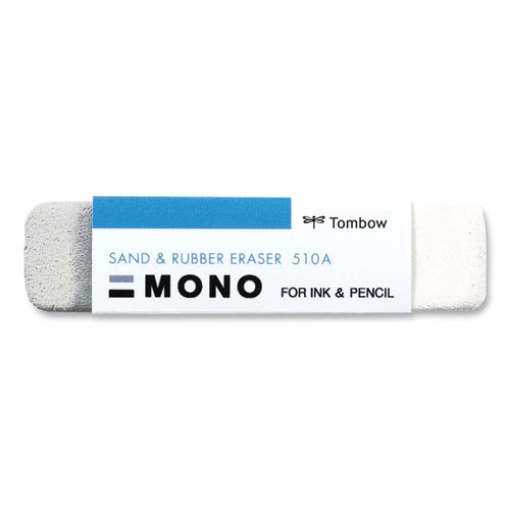 Picture of Sand And Rubber Eraser, For Pencil/ink Marks, Rectangular Block, Medium, White