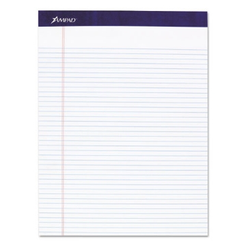 Picture of Legal Ruled Pads, Narrow Rule, 50 White 8.5 X 11.75 Sheets, 4/pack