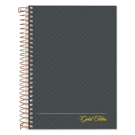 Picture of Gold Fibre Personal Notebooks, 1-Subject, Medium/College Rule, Designer Gray Cover, (100) 7 x 5 Sheets