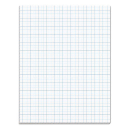 Picture of Quadrille Pads, Quadrille Rule (4 Sq/in), 50 White 8.5 X 11 Sheets