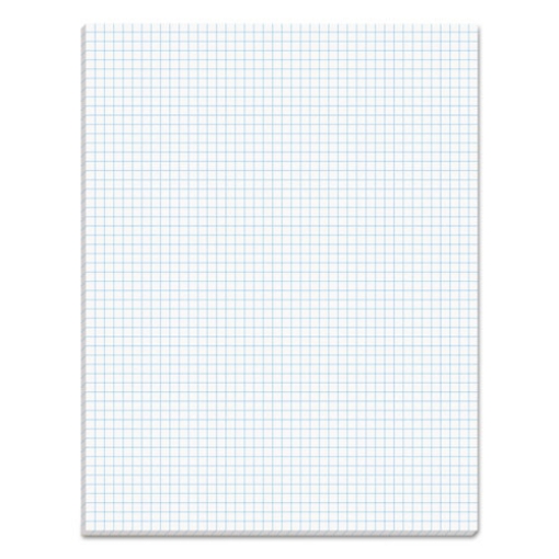 Picture of Quadrille Pads, Quadrille Rule (5 Sq/in), 50 White 8.5 X 11 Sheets