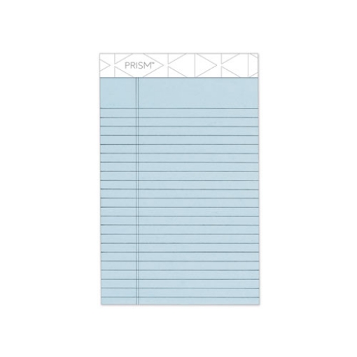 Picture of Prism + Colored Writing Pads, Narrow Rule, 50 Pastel Blue 5 X 8 Sheets, 12/pack