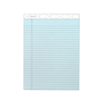 Picture of Prism + Colored Writing Pads, Wide/legal Rule, 50 Pastel Blue 8.5 X 11.75 Sheets, 12/pack