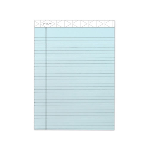 Picture of Prism + Colored Writing Pads, Wide/legal Rule, 50 Pastel Blue 8.5 X 11.75 Sheets, 12/pack