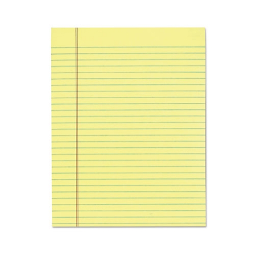Picture of "The Legal Pad" Glue Top Pads, Wide/legal Rule, 50 Canary-Yellow 8.5 X 11 Sheets, 12/pack