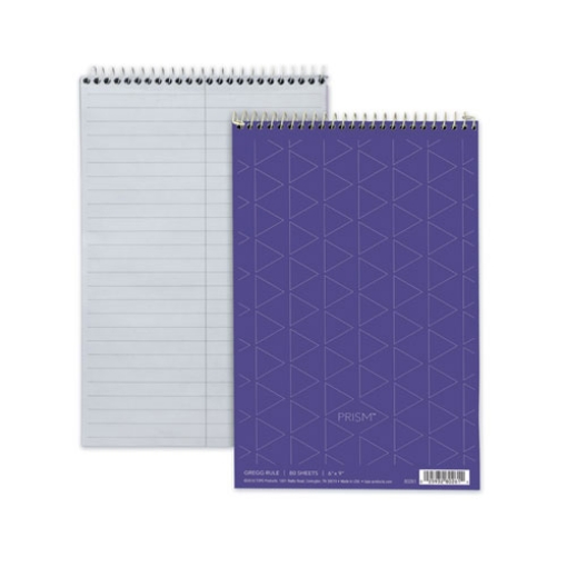 Picture of Prism Steno Pads, Gregg Rule, Orchid Cover, 80 Orchid 6 X 9 Sheets, 4/pack