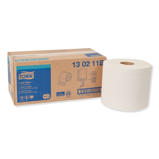 Picture of Paper Wiper, Centerfeed, 2-Ply, 9 X 13, White, 800/roll, 2 Rolls/carton