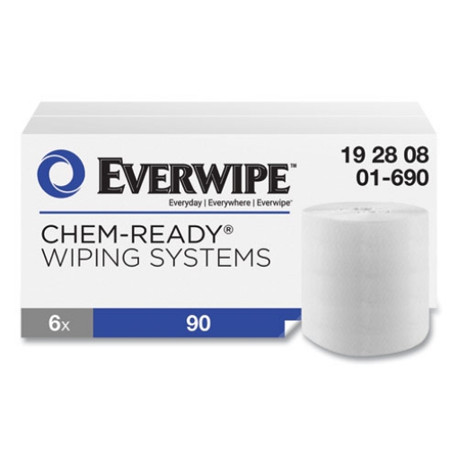 Picture of Chem-Ready Dry Wipes, 10 x 12, 90/Box, 6 Boxes/Carton