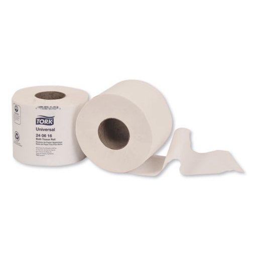 Picture of Bath Tissue, Septic Safe, 2-Ply, White, 616 Sheets/Roll, 48 Rolls/Carton