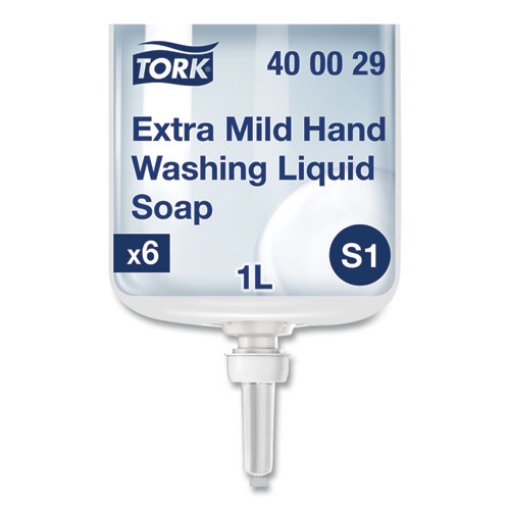 Picture of Premium Extra Mild Soap, Unscented, 1 L Refill, 6/Carton