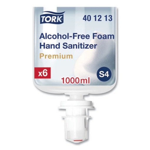 Picture of Premium Alcohol-Free Foam Sanitizer, 1 L Bottle, Unscented, 6/carton