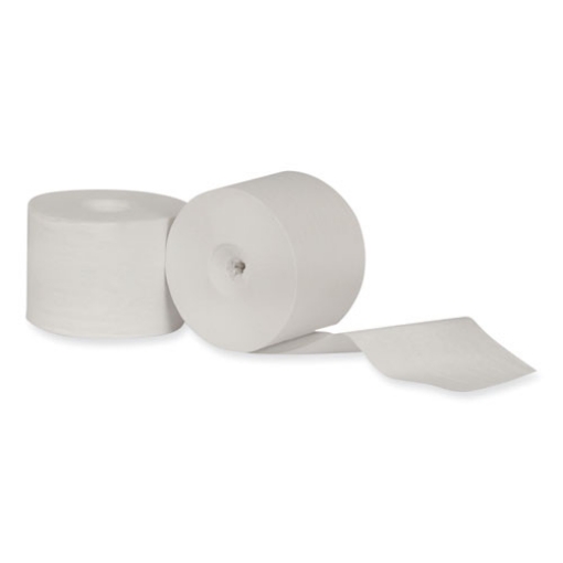 Picture of Coreless High Capacity Bath Tissue, 2-Ply, White, 750 Sheets/Roll, White, 36/Carton