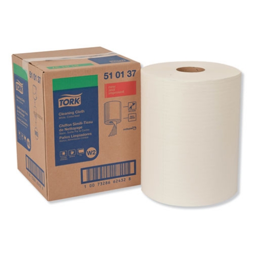 Picture of Cleaning Cloth, 12.6 X 10, White, 500 Wipes/carton