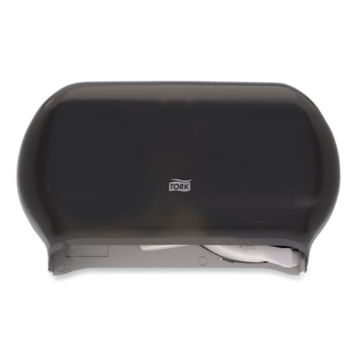 Picture of Twin Standard Roll Bath Tissue Dispenser, 12.75 x 5.57 x 8.25, Smoke