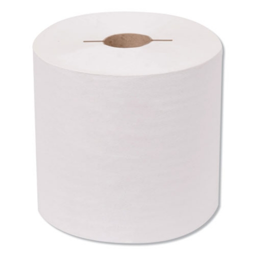 Picture of Premium Hand Towel Roll, Notched, 1-Ply, 7.5" x 600 ft, White, 720/Roll, 6 Rolls/Carton