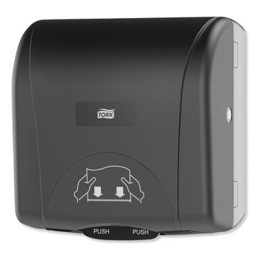 Picture of Mini Mechanical Hand Towel Roll Dispenser, For H71 System, 11.75 X 7.5 X 12.5, Black