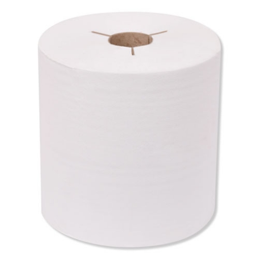 Picture of Universal Hand Towel Roll, Notched, 1-Ply, 8" x 800 ft, White, 6 Rolls/Carton