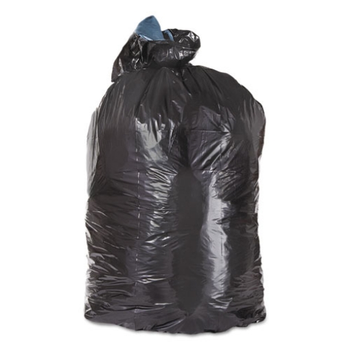 Picture of Low-Density Can Liners, 10 Gal, 1 Mil, 24" X 23", Black, 500/carton