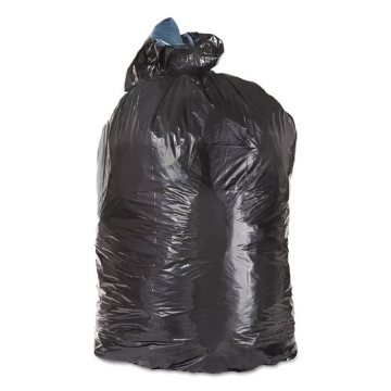 Picture of Low-Density Can Liners, 45 Gal, 1.60 Mil, 23" X 46", Black, 100/carton