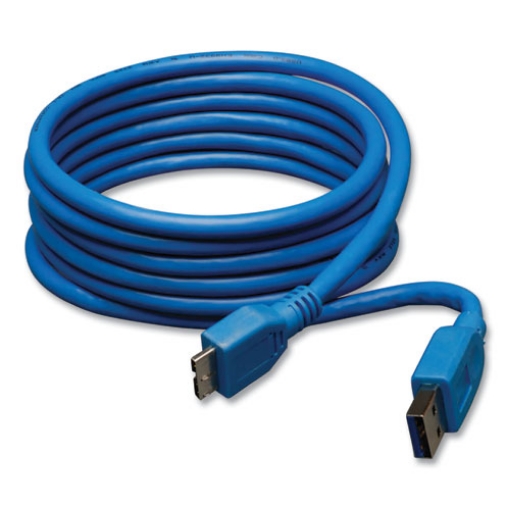 Picture of USB 3.0 SuperSpeed Device Cable, 6 ft, Blue