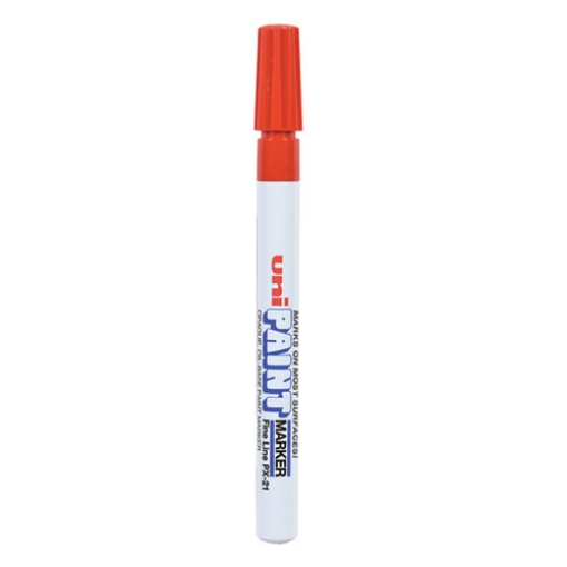 Picture of Permanent Marker, Fine Bullet Tip, Red