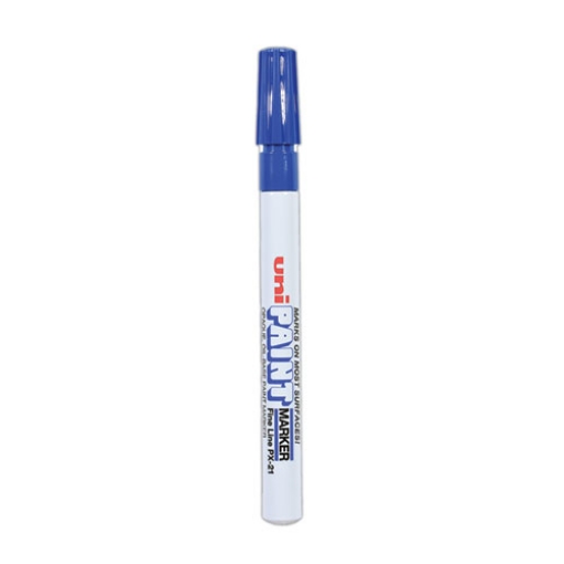 Picture of Permanent Marker, Fine Bullet Tip, Blue