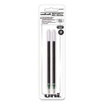 Picture of Refill For Gel Impact Gel Pens, Bold Conical Tip, Black Ink, 2/pack