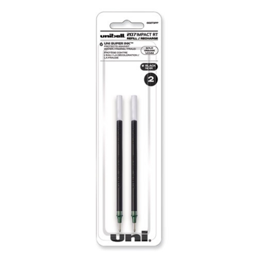 Picture of Refill For Gel 207 Impact Rt Roller Ball Pens, Bold Conical Tip, Black Ink, 2/pack