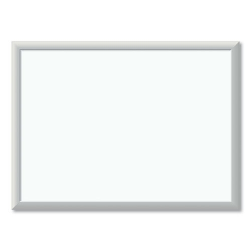 Picture of Melamine Dry Erase Board, 23 x 17, White Surface, Silver Frame