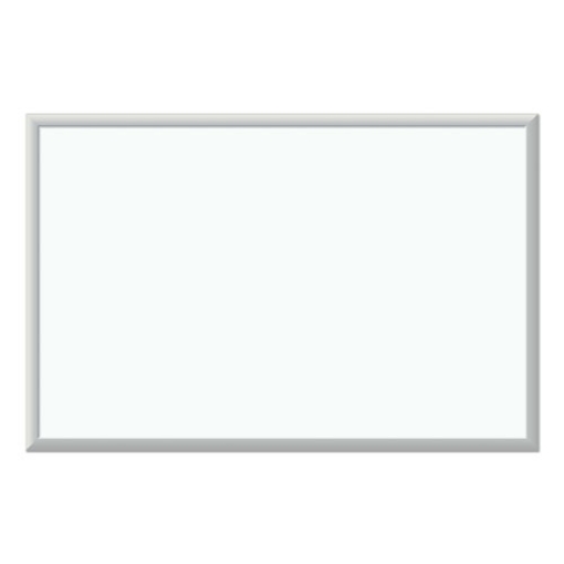 Picture of Melamine Dry Erase Board, 35 x 23, White Surface, Silver Frame